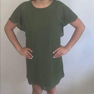 Olive green Naked Zebra dress